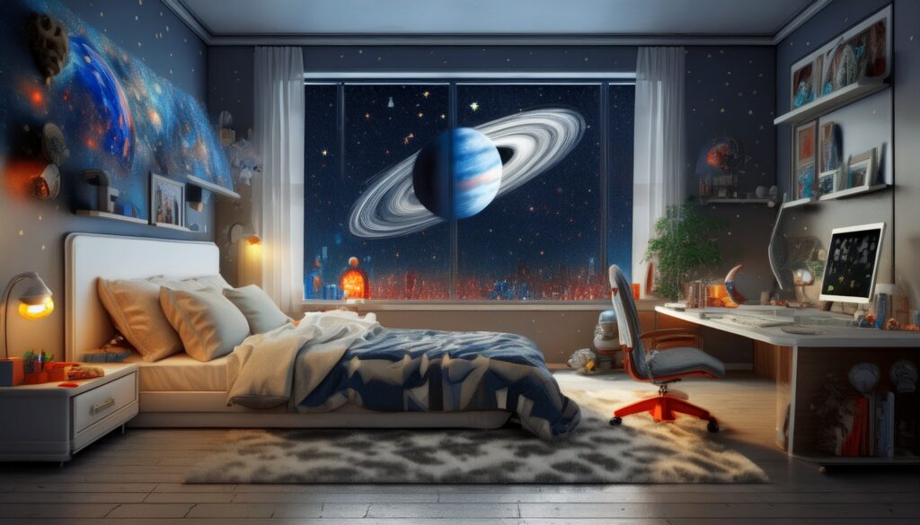 Space-Themed Bedrooms: Transforming Your Room