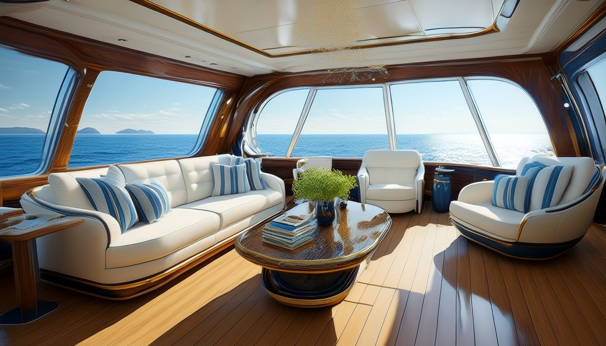 Nautical Style Living Rooms