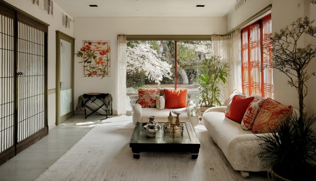 Living Rooms Inspired by Japanese Culture