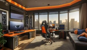 Gamer-Themed Home Offices